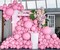 Pink Balloon Garland - Dusty Rose Light Pink Latex Balloons Arch Different Sizes 18/12/5 Inch for Birthday Baby Shower Wedding Bridal Engagement Party Decorations